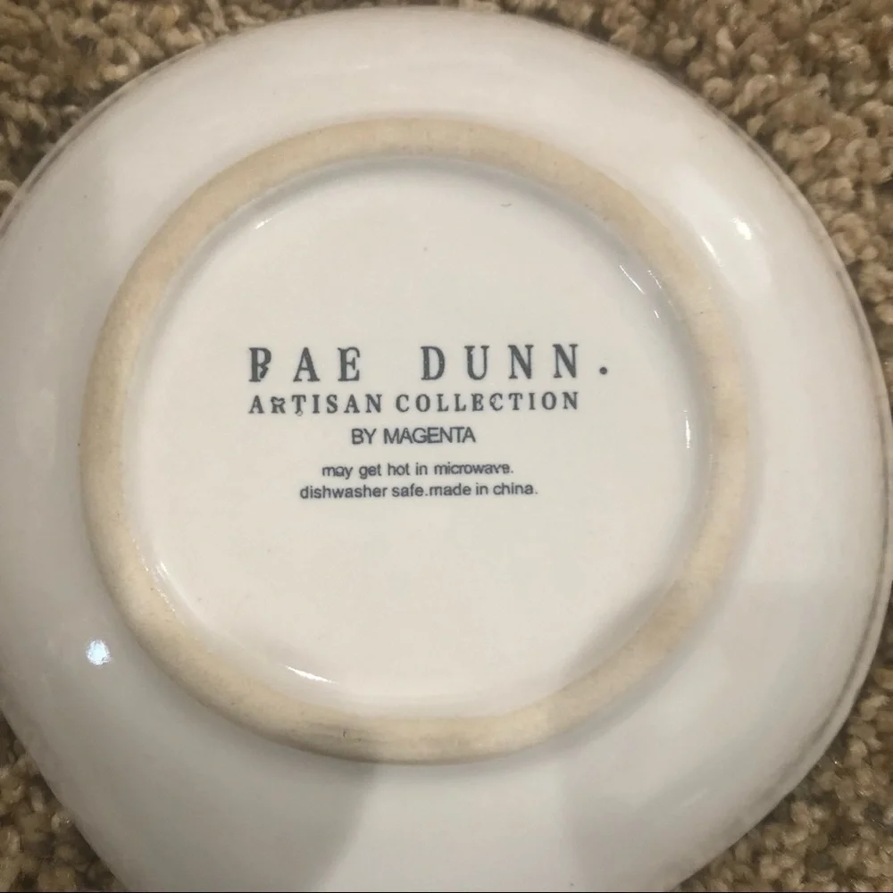 Rae Dunn by Magenta STIR Ceramic Spoon Rest / cream color / LARGE LETTER - Picture 8 of 8